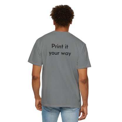 Design Your Own Garment-Dyed T-Shirt — TRV08 Custom Tee
