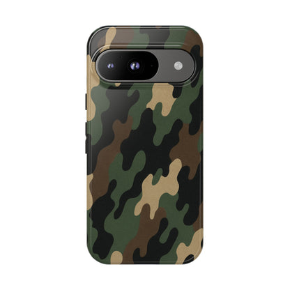 Camouflage Phone Case, Tough Cases, Military Style, Unique Phone Accessories, Gift for Him, Durable Phone Cover - TRV