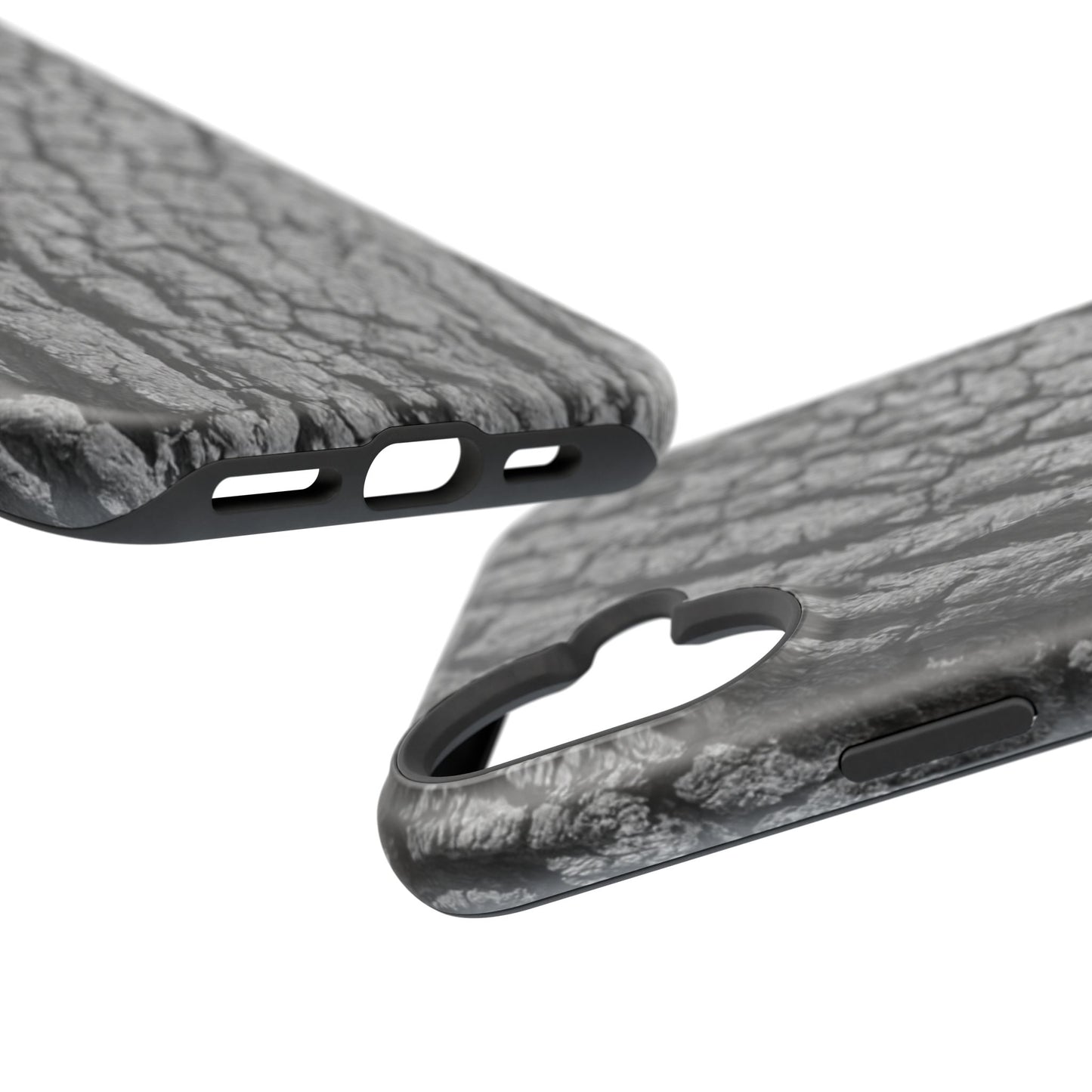 Bark Texture Magnetic Impact Phone Case