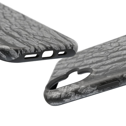 Bark Texture Magnetic Impact Phone Case