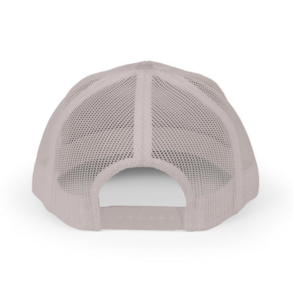 Vintage batter silhouette baseball snapback trucker cap by Printify, featuring classic trucker style with structured brim and adjustable fit.