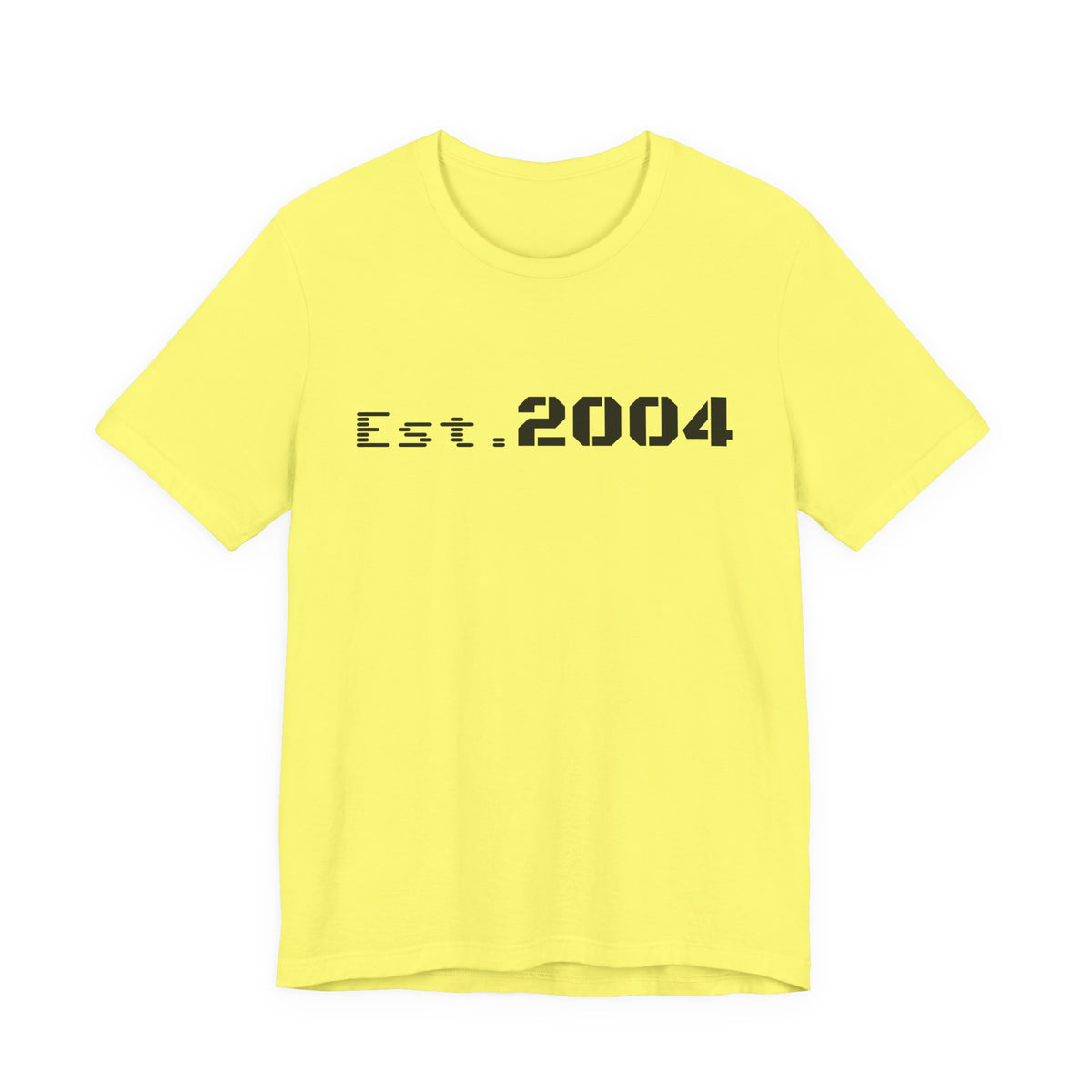 Minimal vintage Est. 2004 T-Shirt by Printify featuring a classic design celebrating the birth year, made from comfortable fabric.