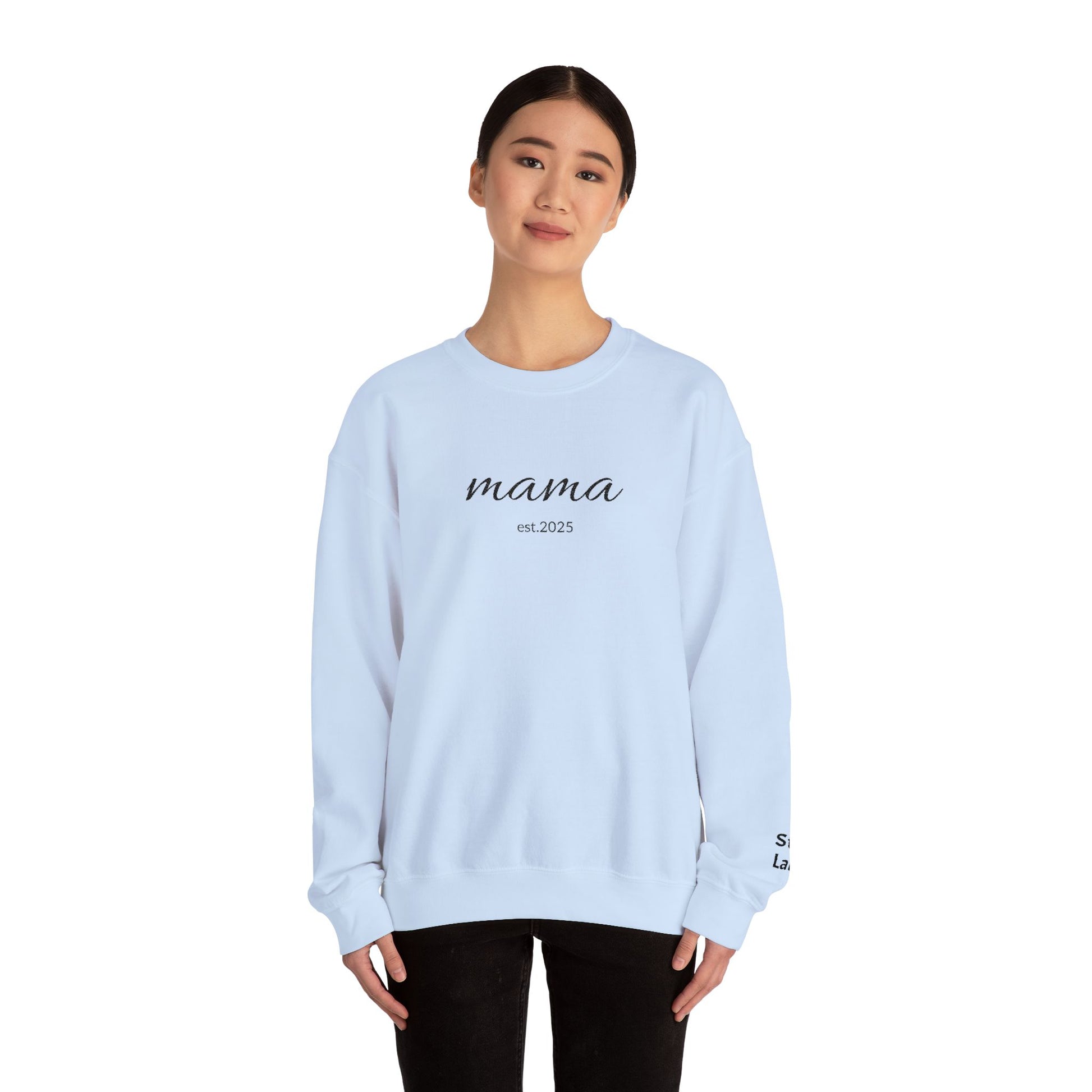 mama sweatshirt | simple script mom pullover - TRV