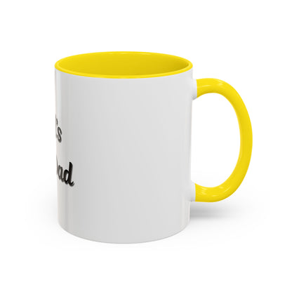 World's Best Dad Accent Coffee Mug - Perfect Gift for Father's Day - TRV