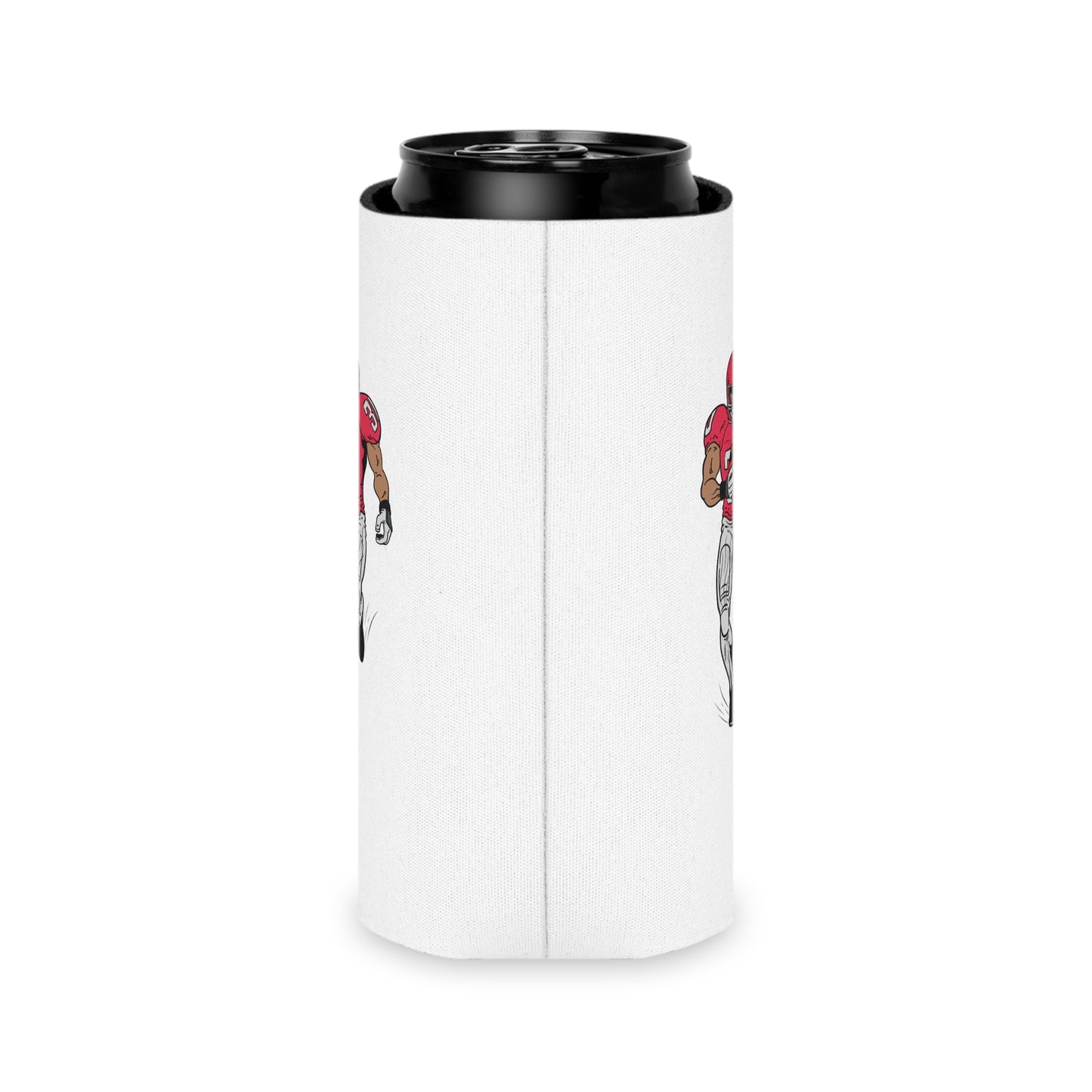 Football Player Can Cooler – Tailgating & Game Day Beverage Koozie