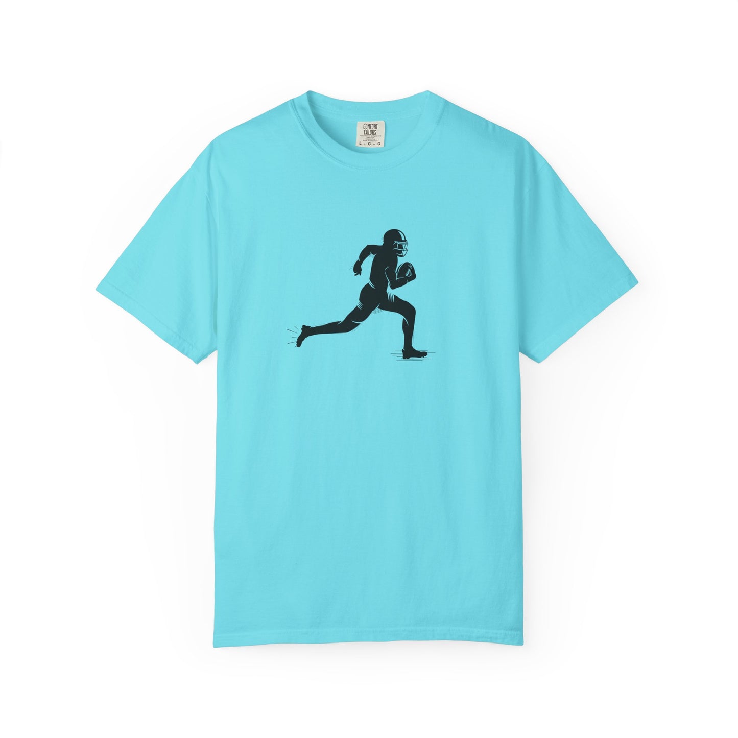 Football Player Graphic Unisex T-Shirt, Casual Sports Tee, Gift for Athletes, Workout Shirt, Everyday Wear, Unique Running Apparel