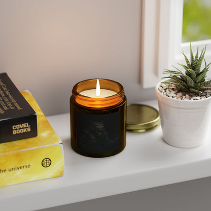 Mystical Creature Scented Candle, Hand-Poured Coconut Apricot Wax, Home Decor, Unique Gift, Halloween, Relaxation, Aromatherapy