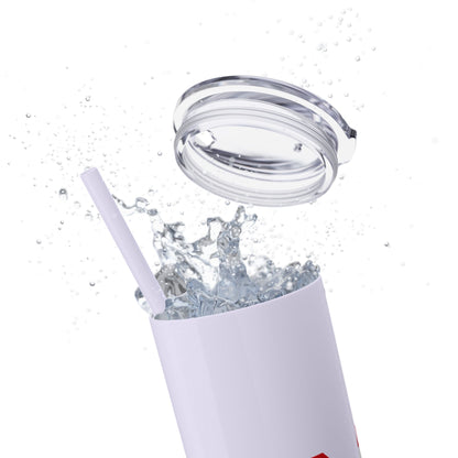 Skinny Tumbler — USA Flag 20oz Straw Tumbler (Patriotic Travel Cup)