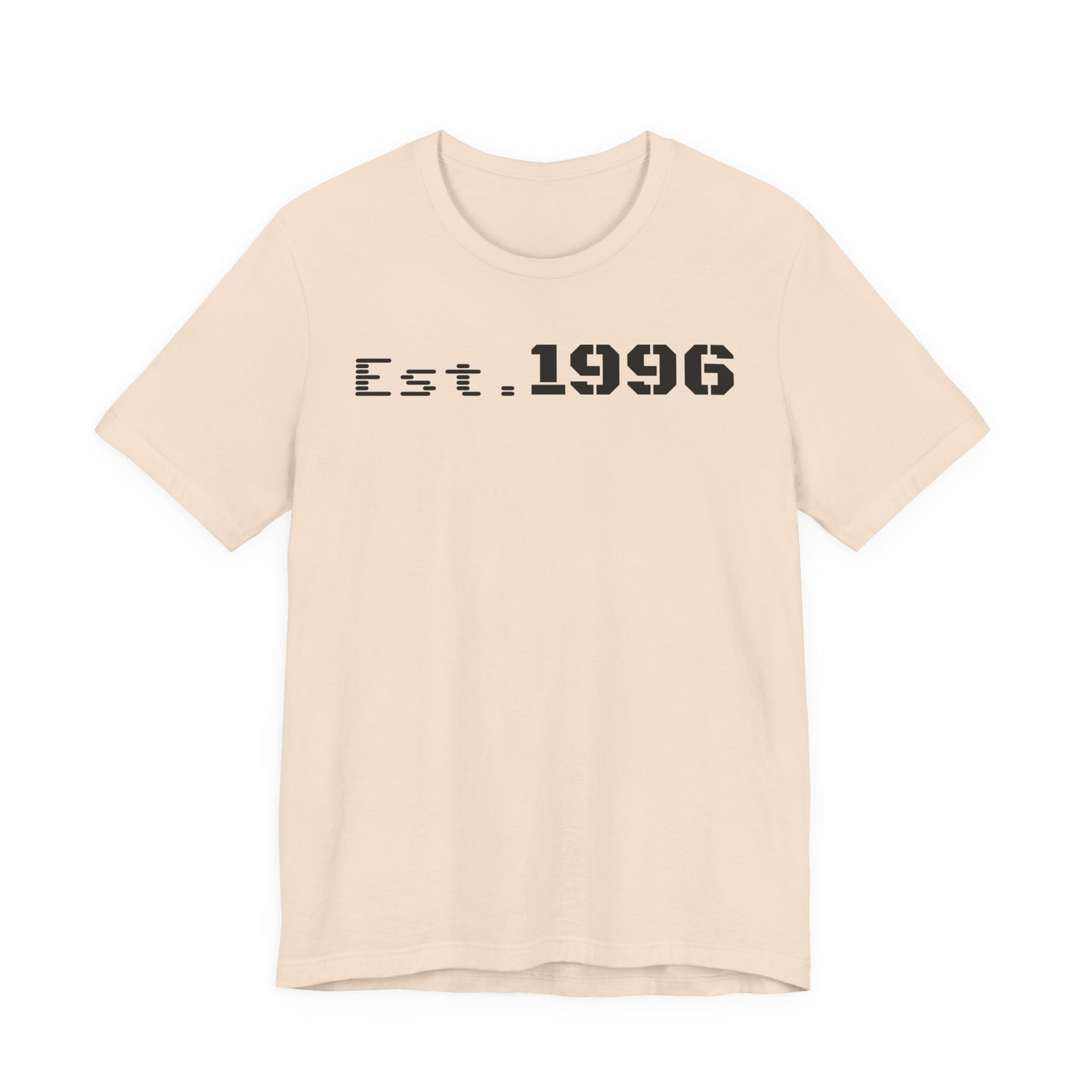 Established 1996 Unisex T-Shirt, Vintage Year Tee, Birth Year Gift, Casual Fashion, Personalized Graphic Tee - TRV