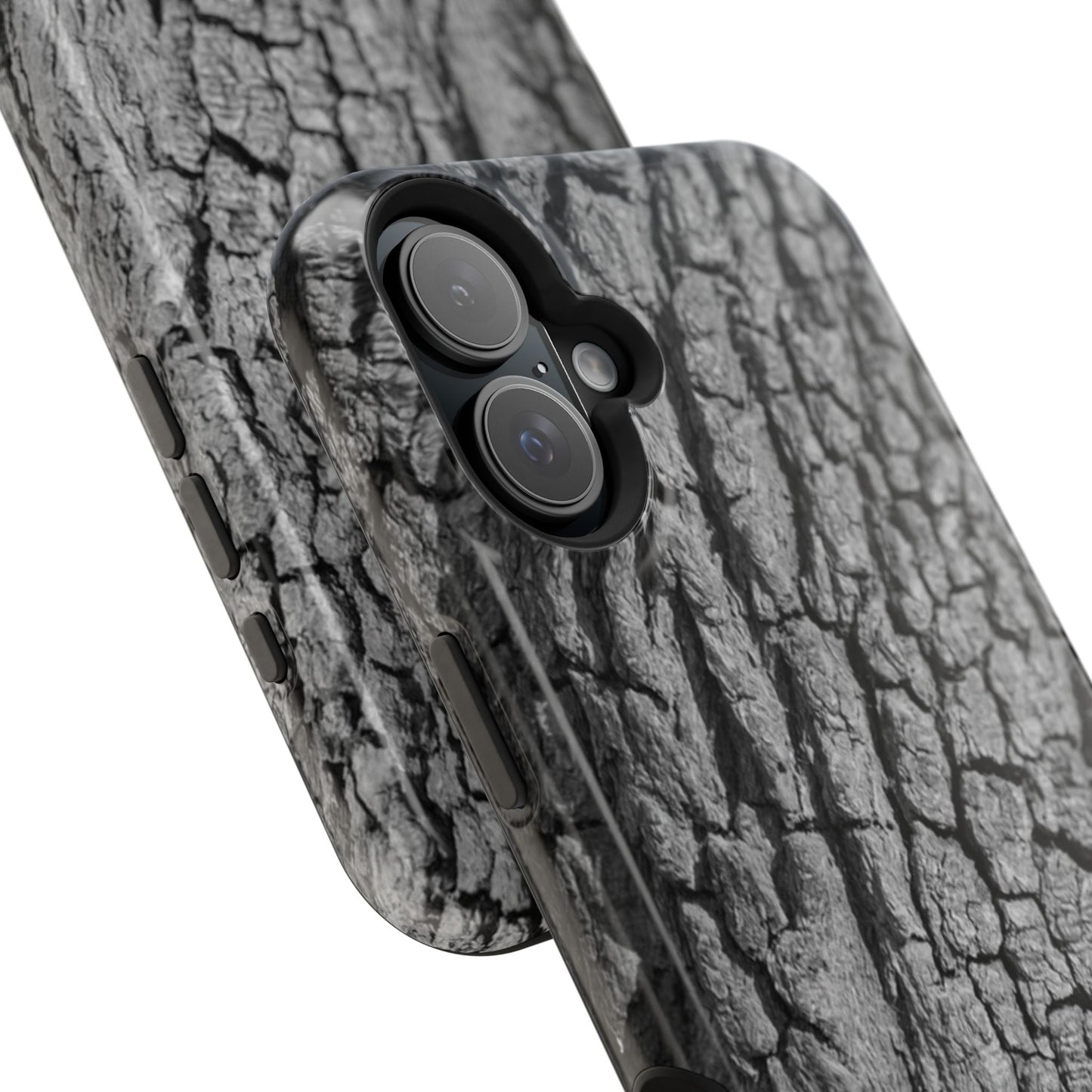 Bark Texture Magnetic Impact Phone Case