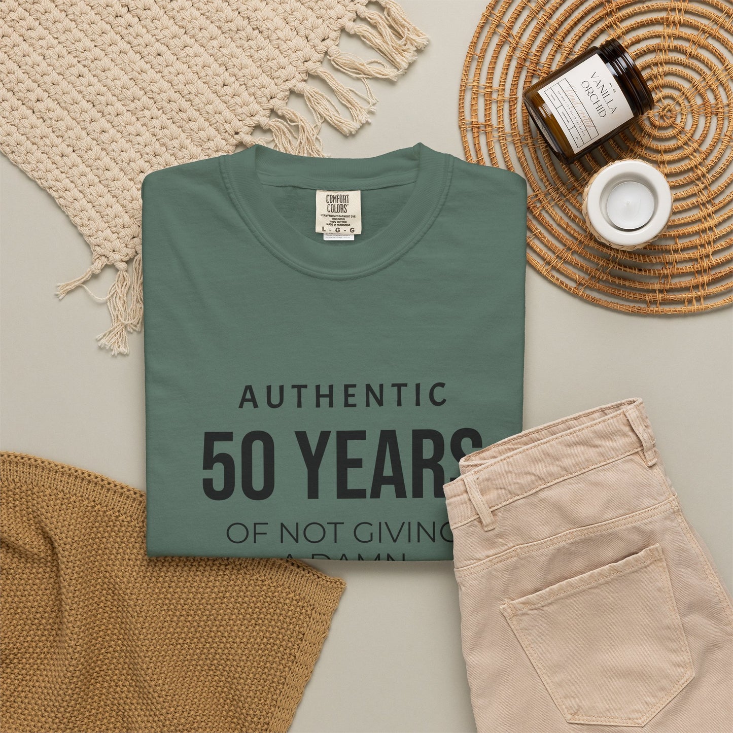 Design Your Own Garment-Dyed T-Shirt — TRV08 Custom Tee