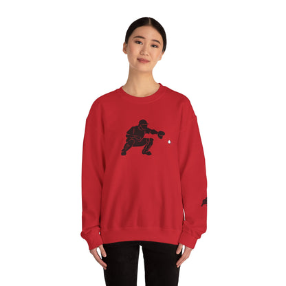 Baseball Catcher Crewneck Sweatshirt | Unisex Sports Apparel | Perfect for Game Days, Gifts, and Casual Wear | Baseball Lover's Gift - TRV