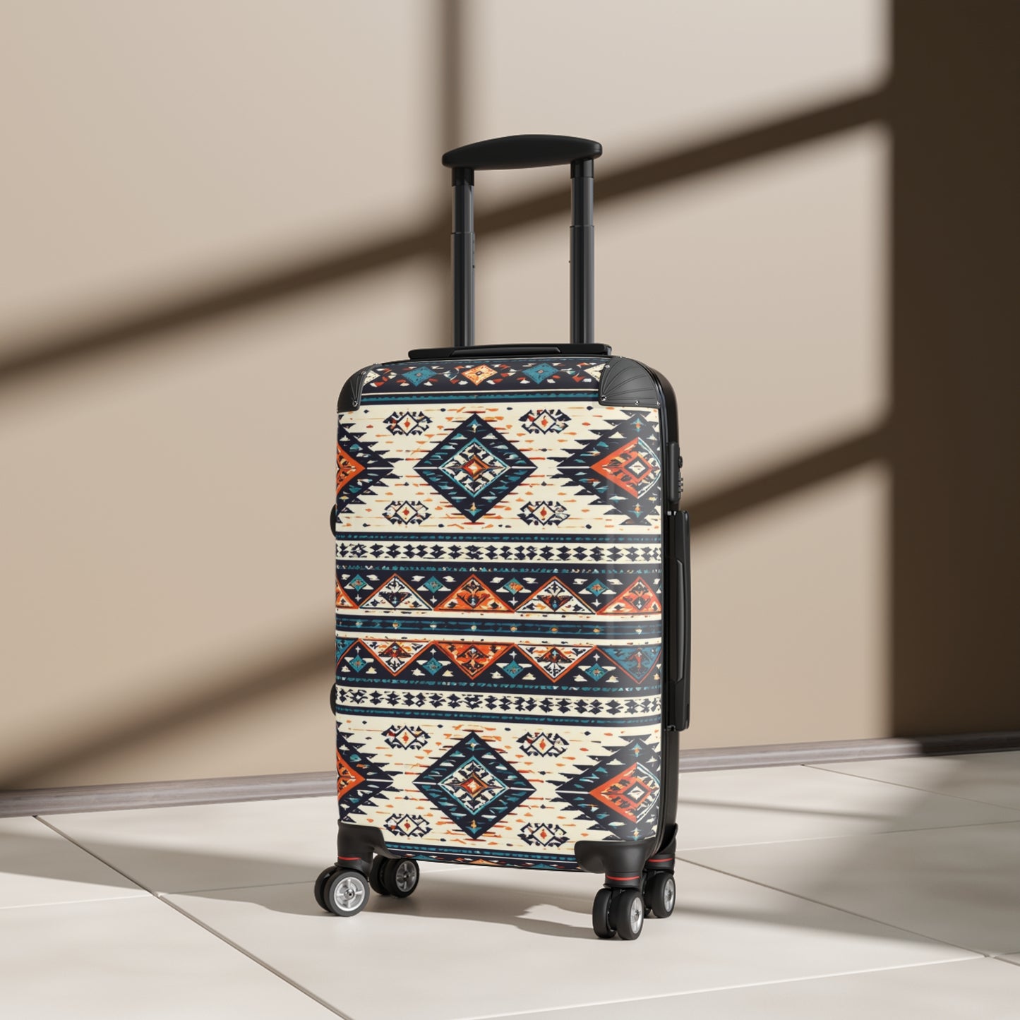 Aztec Travel Suitcase – Southwestern Pattern Carry-On Luggage