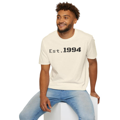 Est. 1994 Unisex Softstyle T-Shirt, Vintage Tee for Birthdays, Retro Gift, Casual Wear, Trendy Soft Shirt