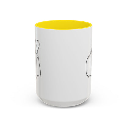 K-Pop Accent Mug - Love Gesture Design (11oz, 15oz), Korean Pop Coffee Cup, K-Pop Lover Gift, Cute Drinkware, Unique Mug