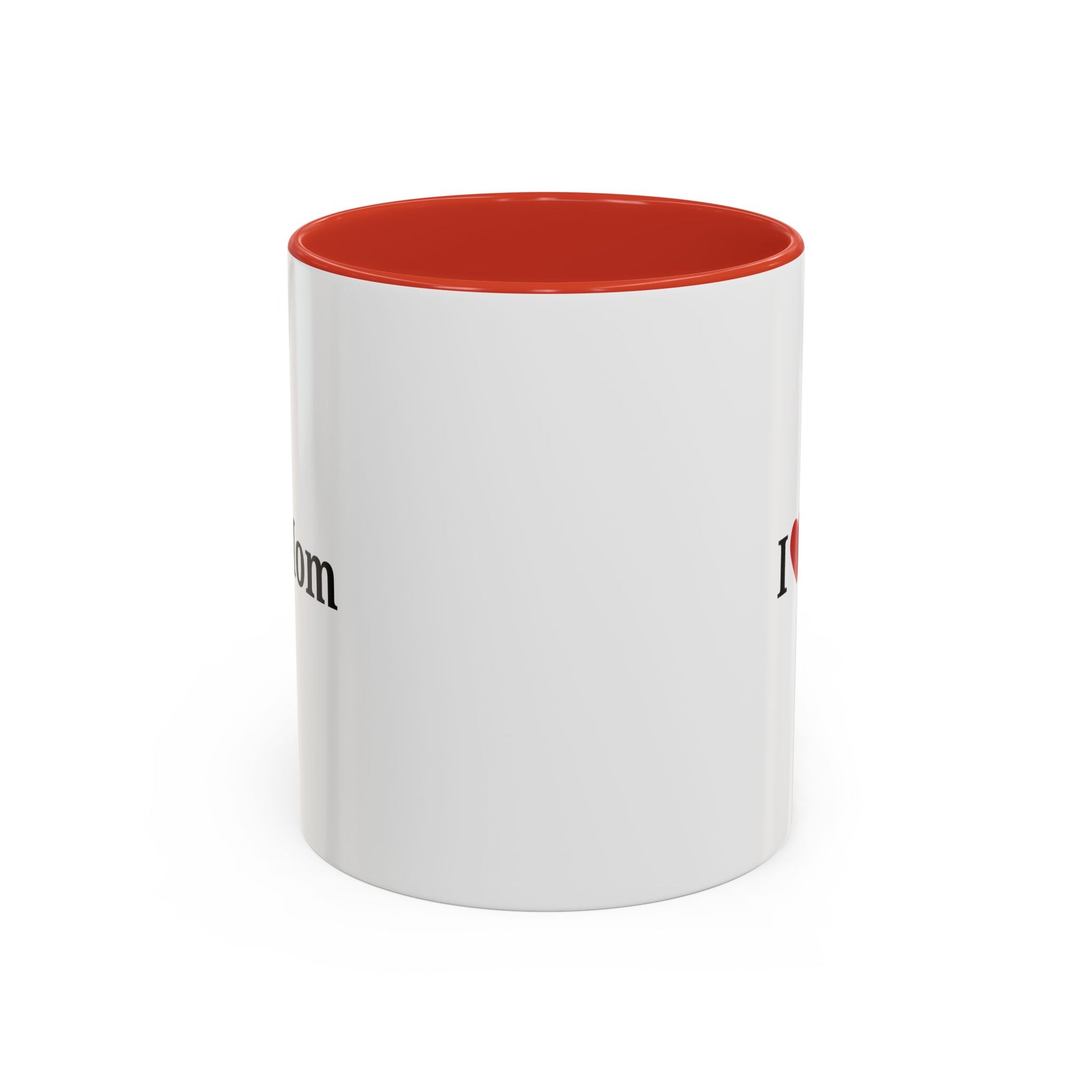I Love Mom Accent Coffee Mug - Perfect Gift for Mother's Day & Special Occasions - TRV