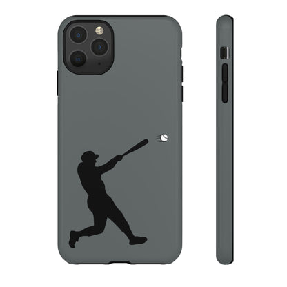 Baseball batter phone case by Printify, tough protective smartphone cover featuring a sports-themed design for fans.