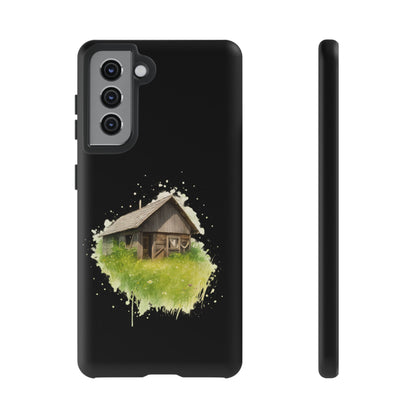 Rustic Farmhouse Phone Case, Cute Cottage Design, Tough Cases for Nature Lovers, Eco-Friendly Gift, Customizable Tech Accessories - TRV