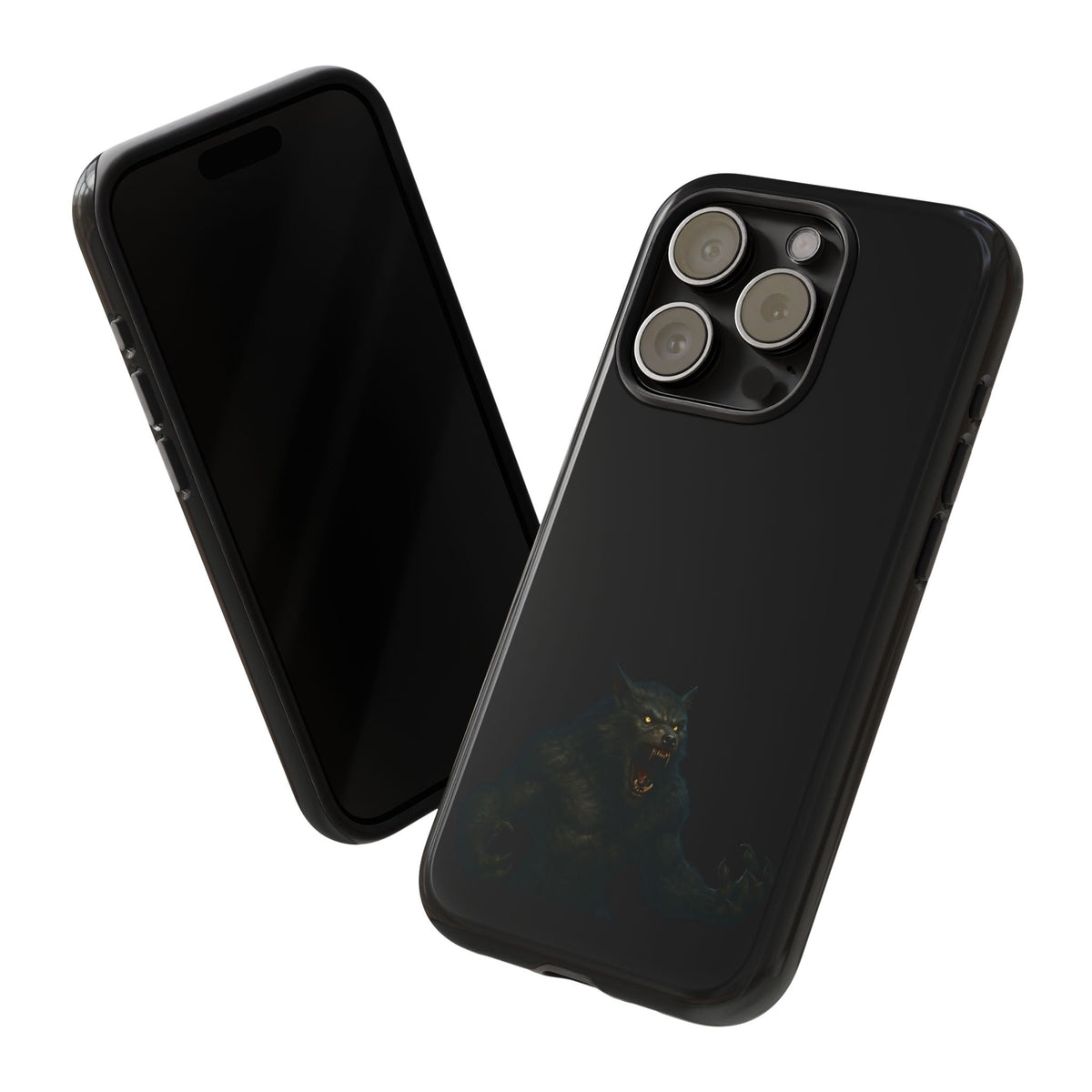 Werewolf Phone Case, dark monster graphic tough protective case - view 141