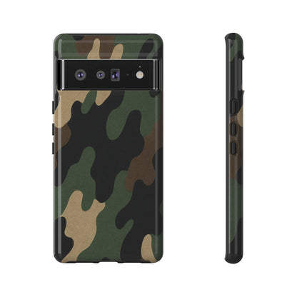 Camouflage Phone Case, Tough Phone Cover, Military Style Accessory, Protective Case for Men, Gifts for Soldiers - TRV
