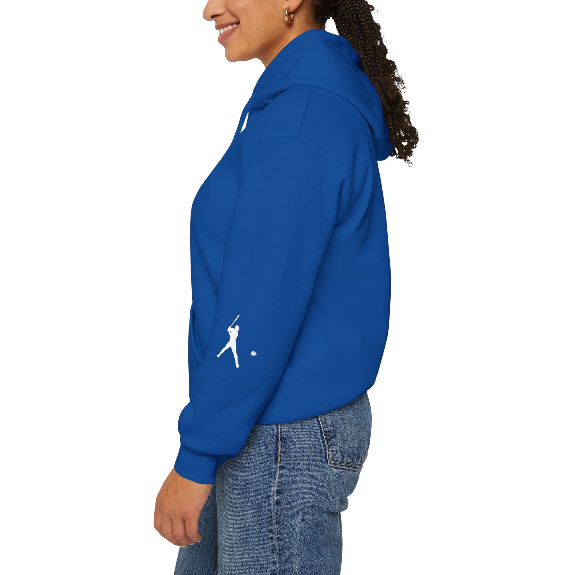 Sporty Unisex Baseball Hooded Sweatshirt, Casual Hoodie for Athletes, Perfect for Gifts, Comfy Streetwear, Ideal for Sports Events, Personal Use - TRV