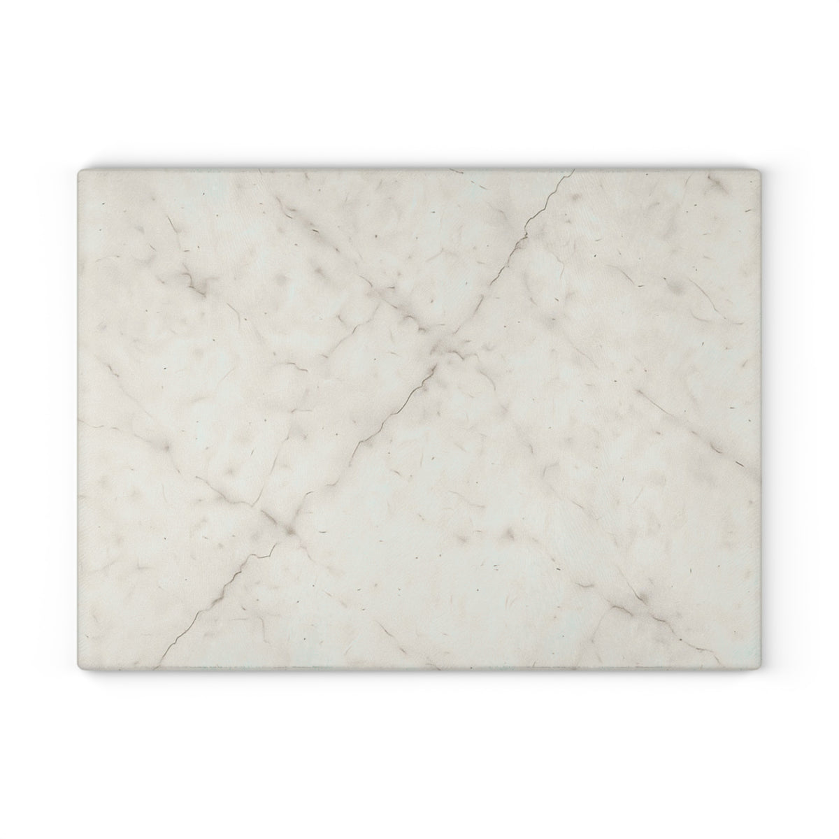 Marble-Print Glass Cutting Board — Elegant Kitchen Prep Surface