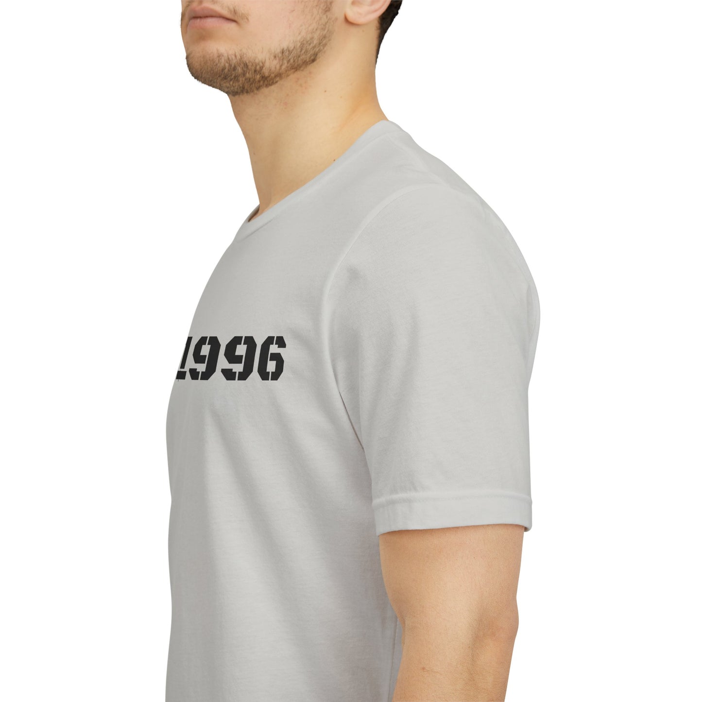 Vintage Est. 1996 T-shirt by Printify featuring a classic design, perfect as a birth year birthday gift.