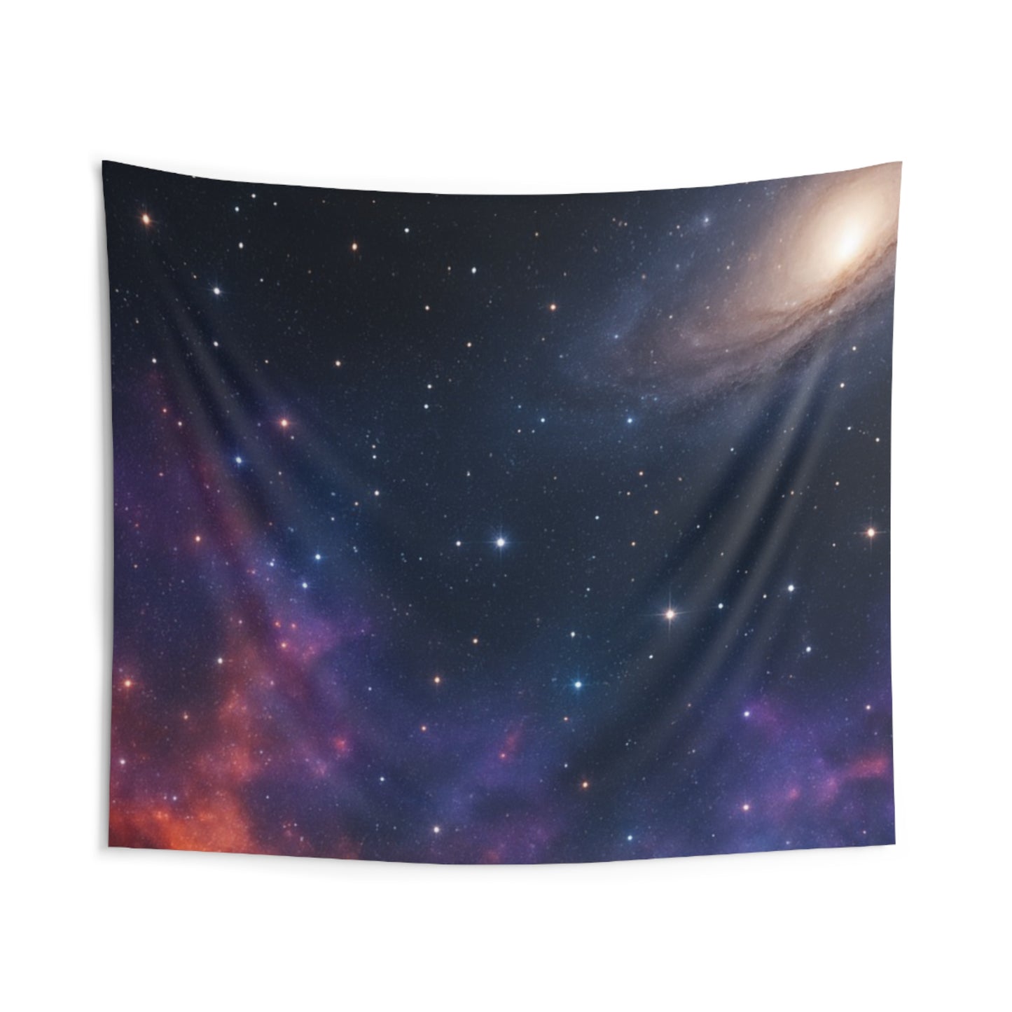 Galaxy Nebula Wall Tapestry — Starry Space Bedroom Decor