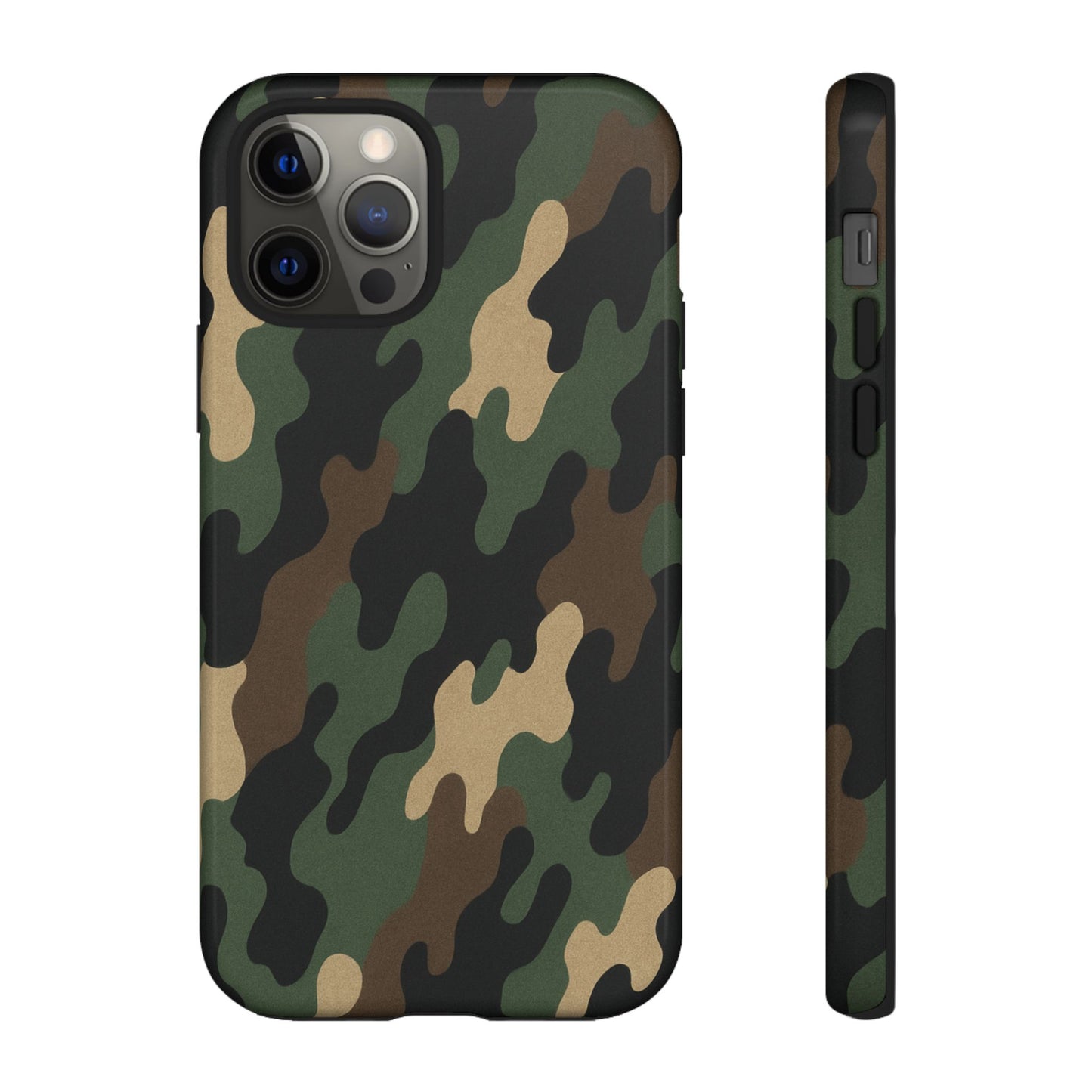 Camouflage Phone Case, Tough Cases, Military Style, Unique Phone Accessories, Gift for Him, Durable Phone Cover - TRV