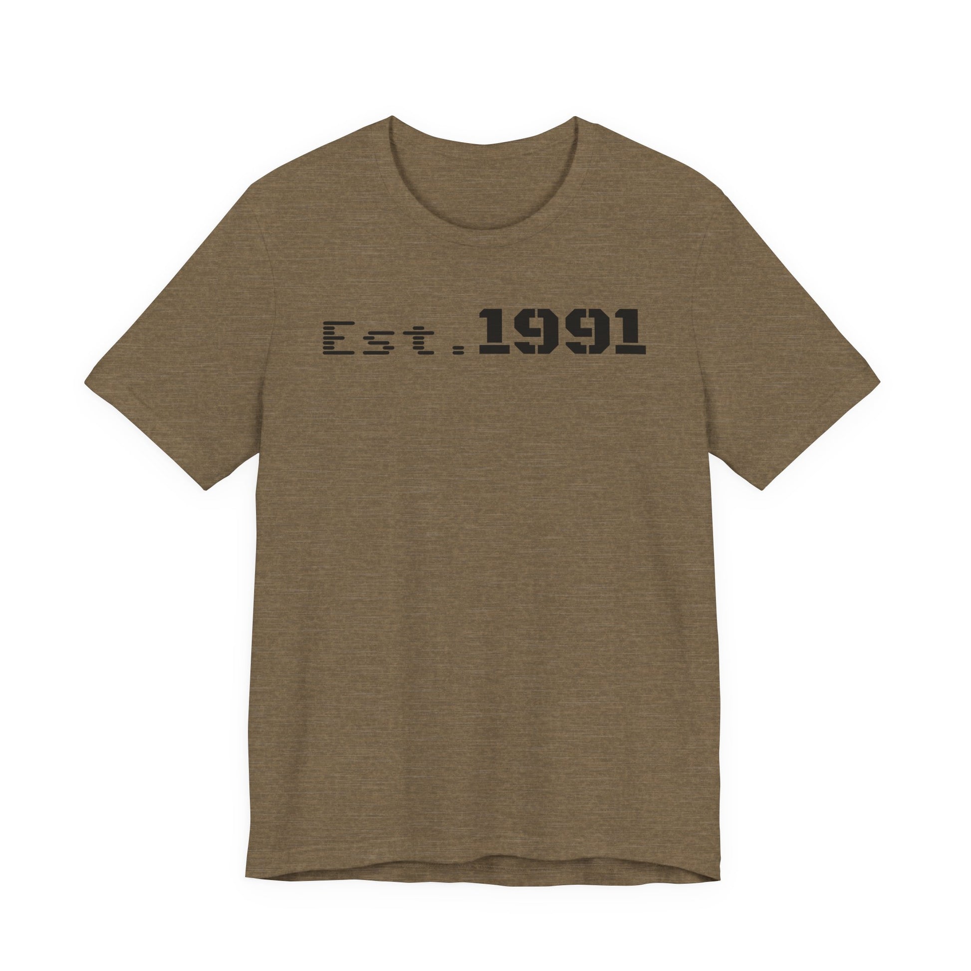 Established 1991 Unisex Jersey Tee | Vintage Anniversary Gift | Casual Wear, Birthday Shirt, Retro Style, Statement Tee, Gift for Him/Her - TRV