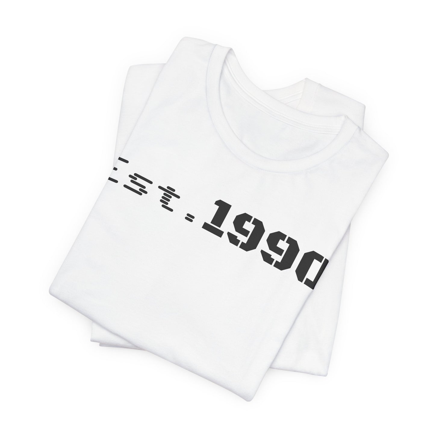 Unisex Est. 1990 Nostalgic Jersey Tee - Perfect Gift, Vintage Style, Retro Fashion, Birthday Celebration, Casual Wear - TRV