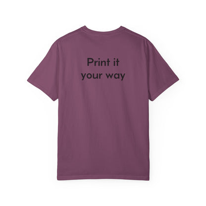 Design Your Own Garment-Dyed T-Shirt — TRV08 Custom Tee