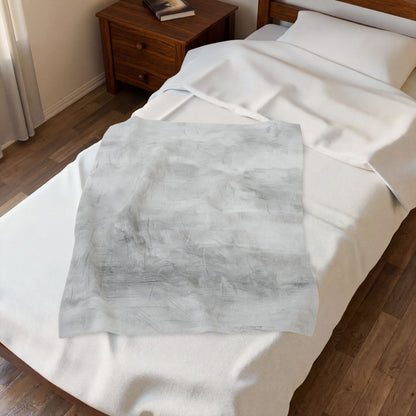 Velveteen plush blanket with all-over print, soft and luxurious throw for home, couch, or bed by Printify.