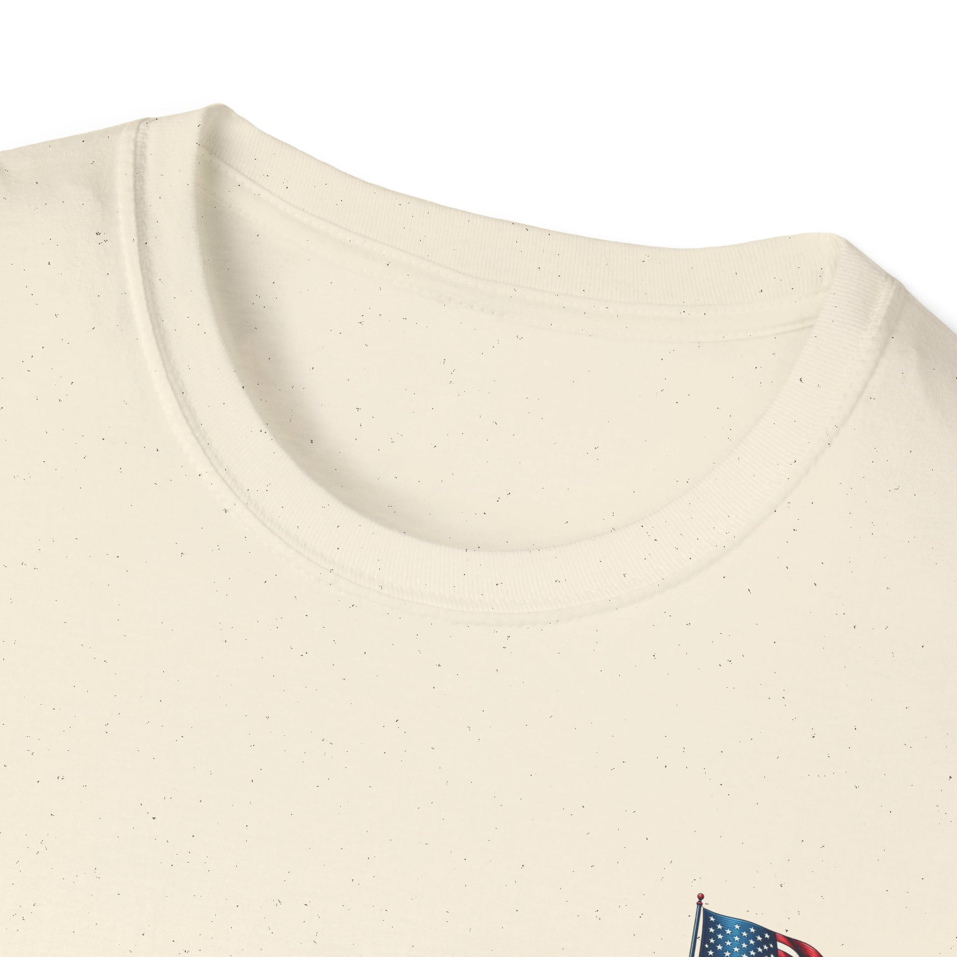 Patriotic Unisex Softstyle T-Shirt, American Flag Tee, USA Pride Shirt, Perfect for Independence Day, Casual Wear - TRV