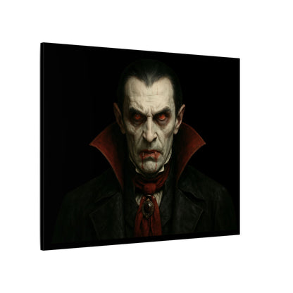 Vampire Portrait Canvas Wall Art – Gothic Dracula Matte Stretched Print