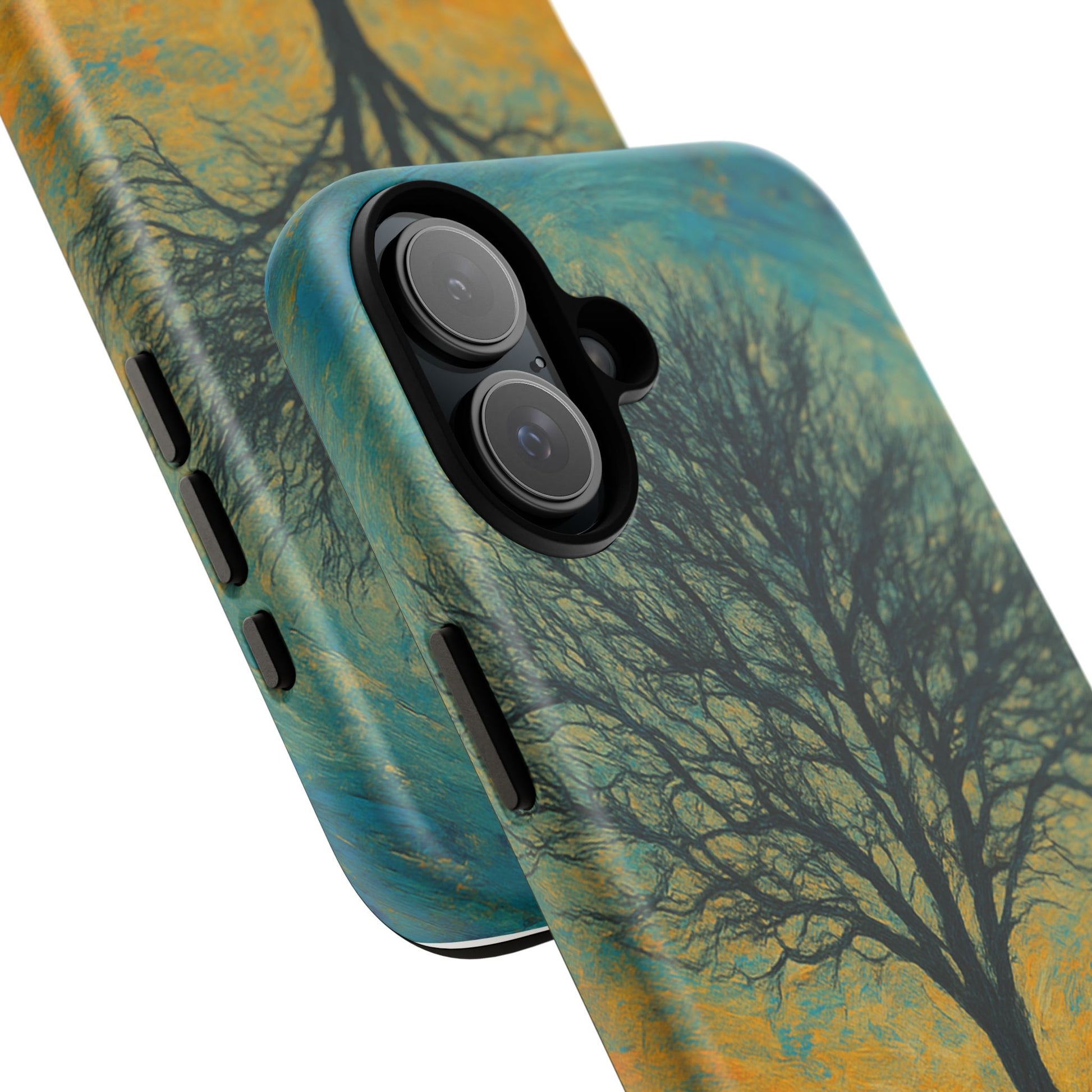 Artistic Phone Case with Tree Design, Nature Lover Gift, Unique Phone Cover, Holiday Present, Eco-friendly Tech Accessories - TRV