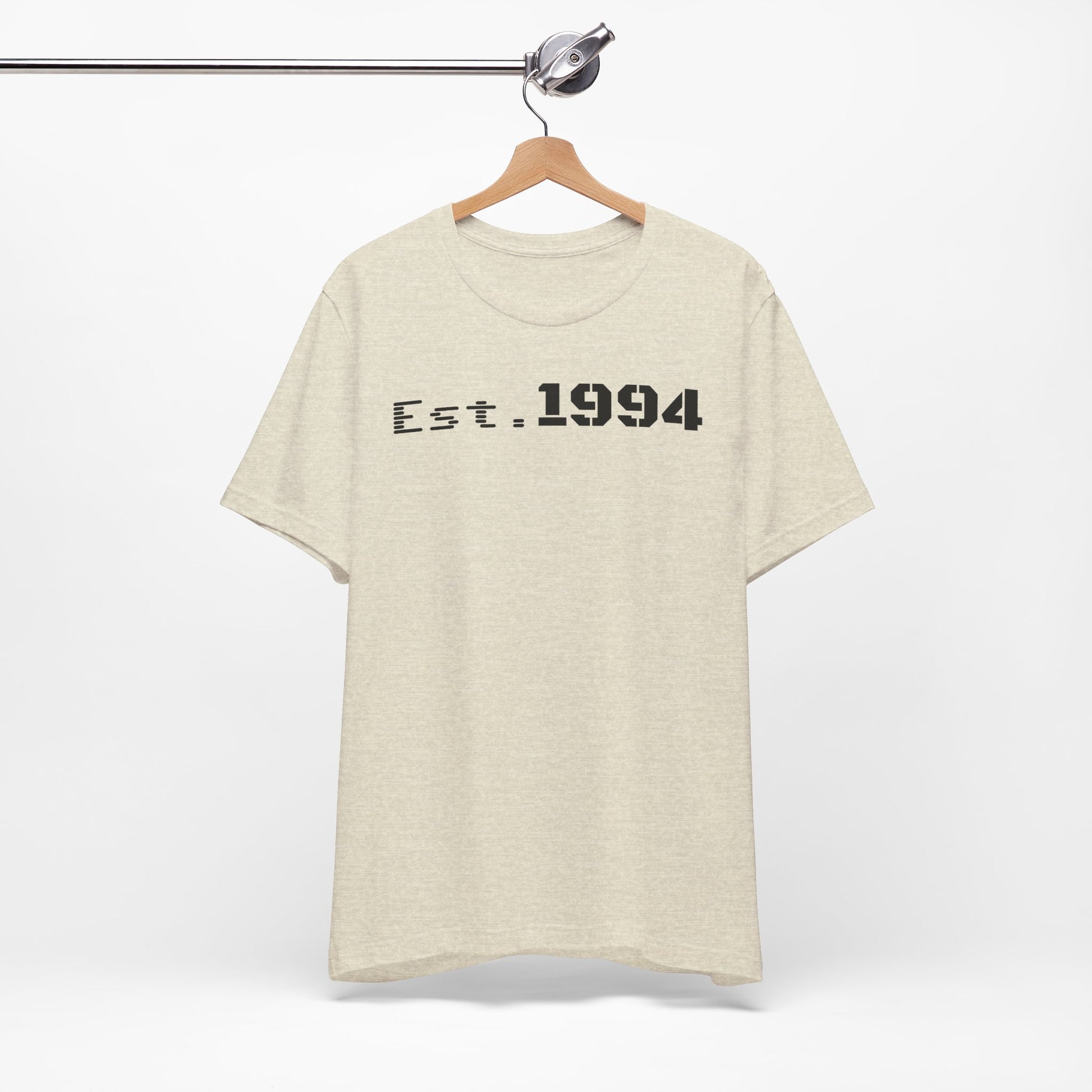 Est. 1994 Unisex Tee, Vintage Birthday Shirt, Nostalgic 90s Apparel, Perfect Gift for 30th Birthday, Casual Daily Wear - TRV