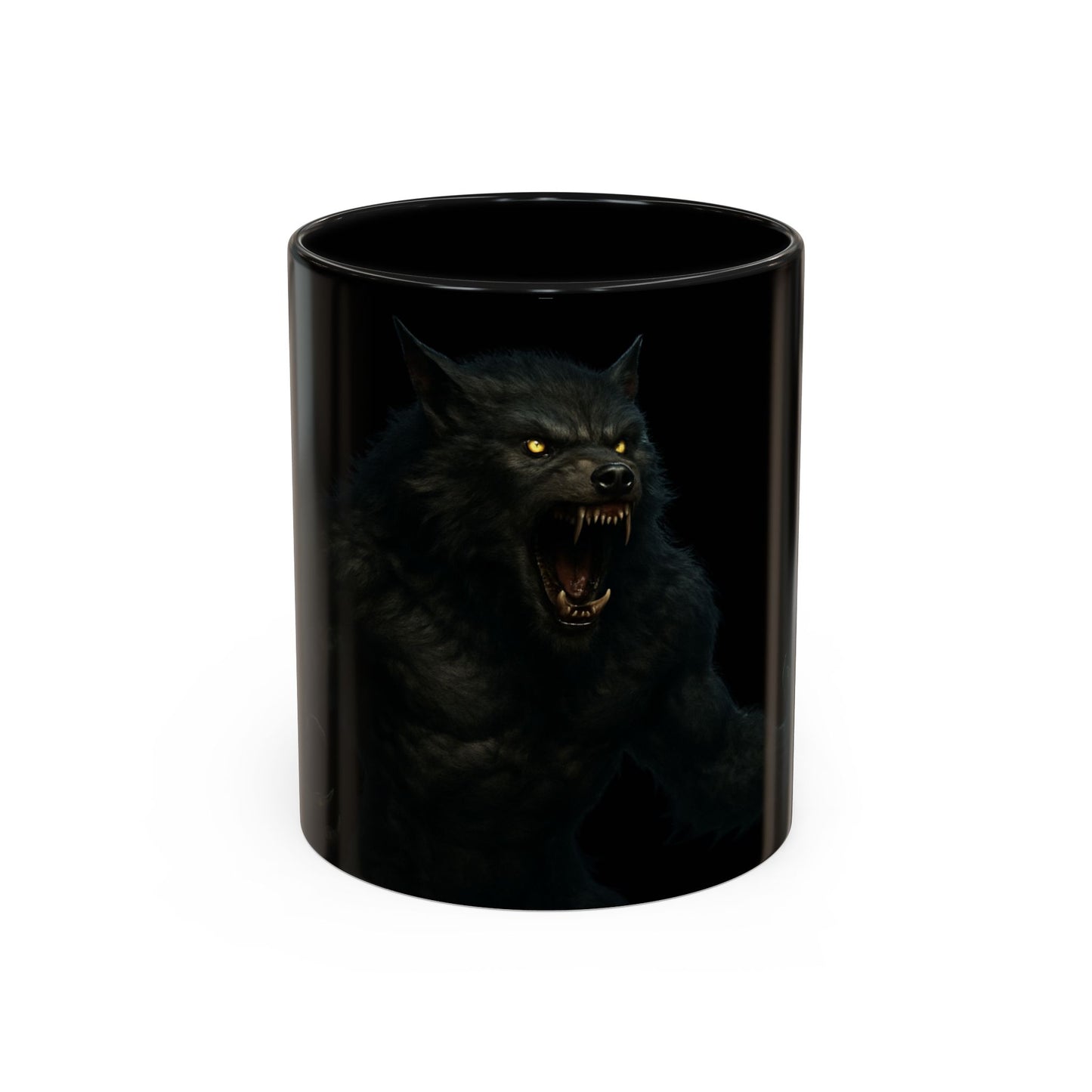 Howling Werewolf Coffee Mug - Perfect Gift for Horror Lovers, Wolf Enthusiasts, Halloween Decor, Unique Drinkware, Gothic Homeware