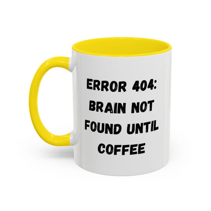 Error 404 Coffee Mug - Perfect for Your Daily Brew, Gift for Programmers, Humor for Coffee Lovers, Office Desk Decor, Nerdy Kitchenware