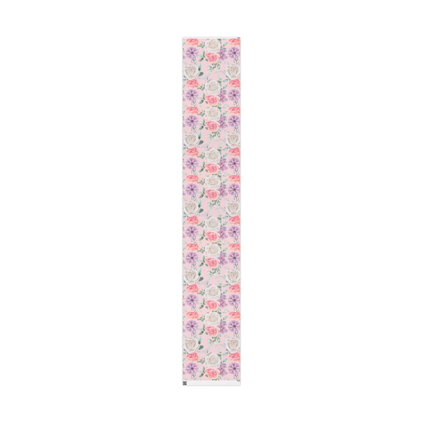 Floral Pink Wrapping Paper Roll — Pastel Peony Gift Wrap for Mother's Day & Birthdays