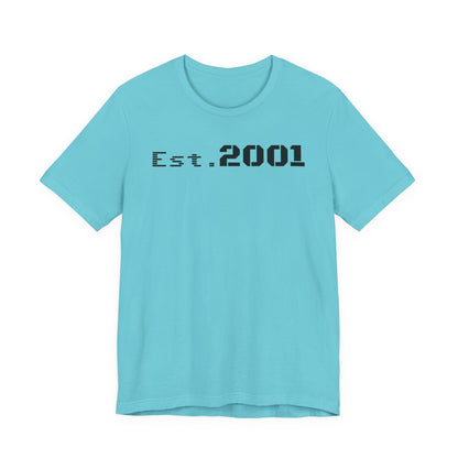 Est. 2001 Unisex Tee - Timeless Casual Wear, Birthday Gift, Nostalgic Fashion, Everyday Comfort, Trendy Streetwear