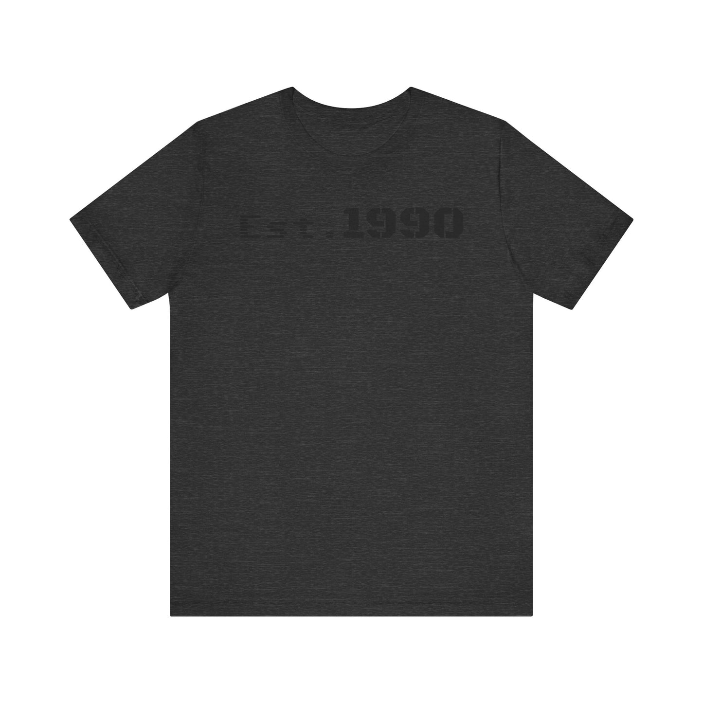 Unisex Est. 1990 Nostalgic Jersey Tee - Perfect Gift, Vintage Style, Retro Fashion, Birthday Celebration, Casual Wear - TRV