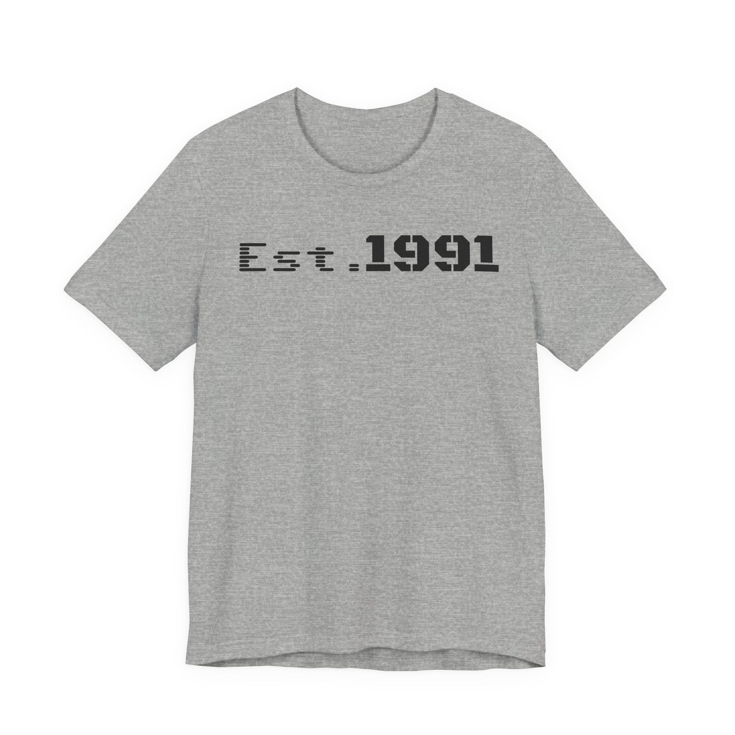 Unisex Vintage Est. 1991 Tee - Perfect Gift for Birthdays, Anniversaries, Throwback Fashion, Casual Wear, Milestone Celebrations