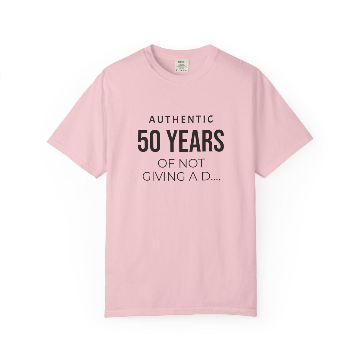 Custom garment-dyed T-shirt by Printify, showing a soft, colorful cotton T-shirt with a relaxed fit and vibrant dyeing.