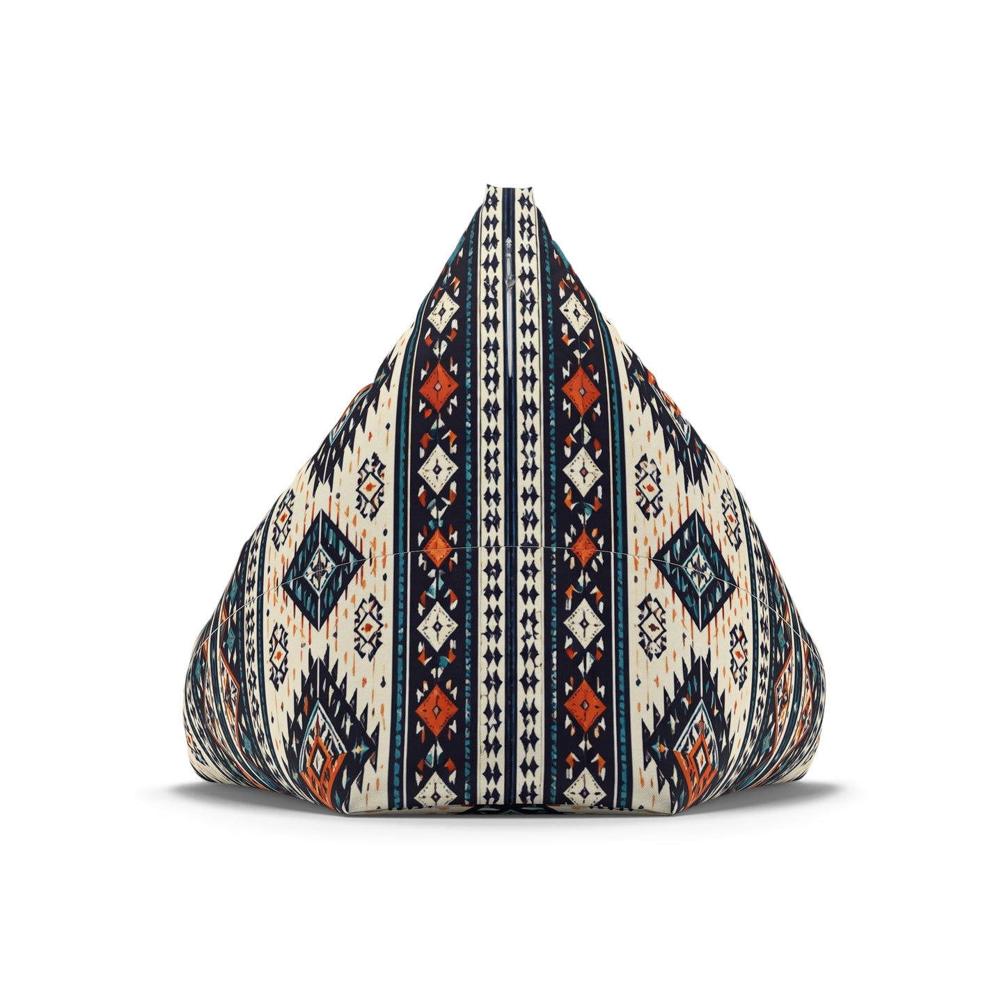 Southwestern Aztec Pattern Bean Bag Chair Cover | Tribal Geometric Boho