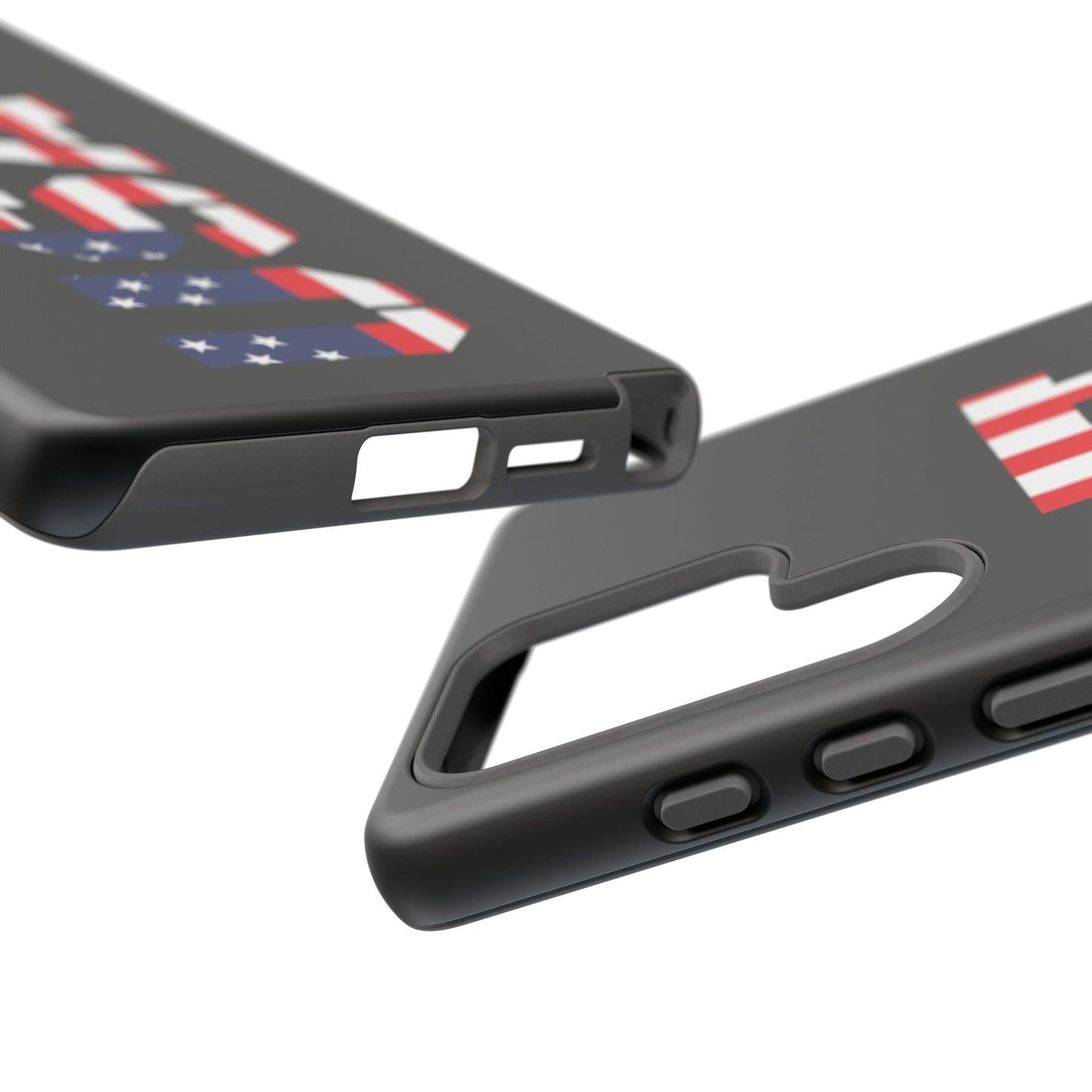 USA Phone Case with patriotic American flag design, durable tough case for smartphones by Printify.