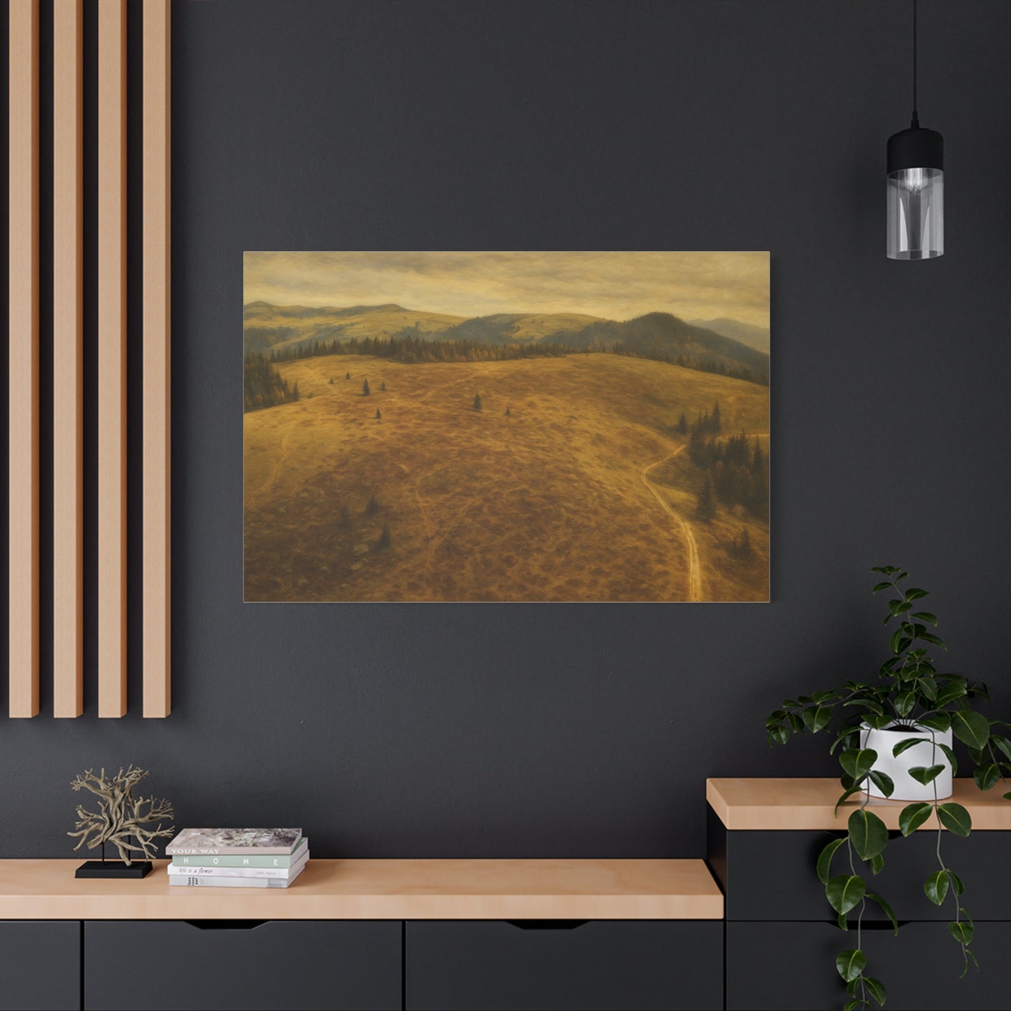 Stretched Canvas Art Print, Landscape Wall Decor, Nature Photography, Rustic Home Decor, Gifting, Earthy Art - TRV