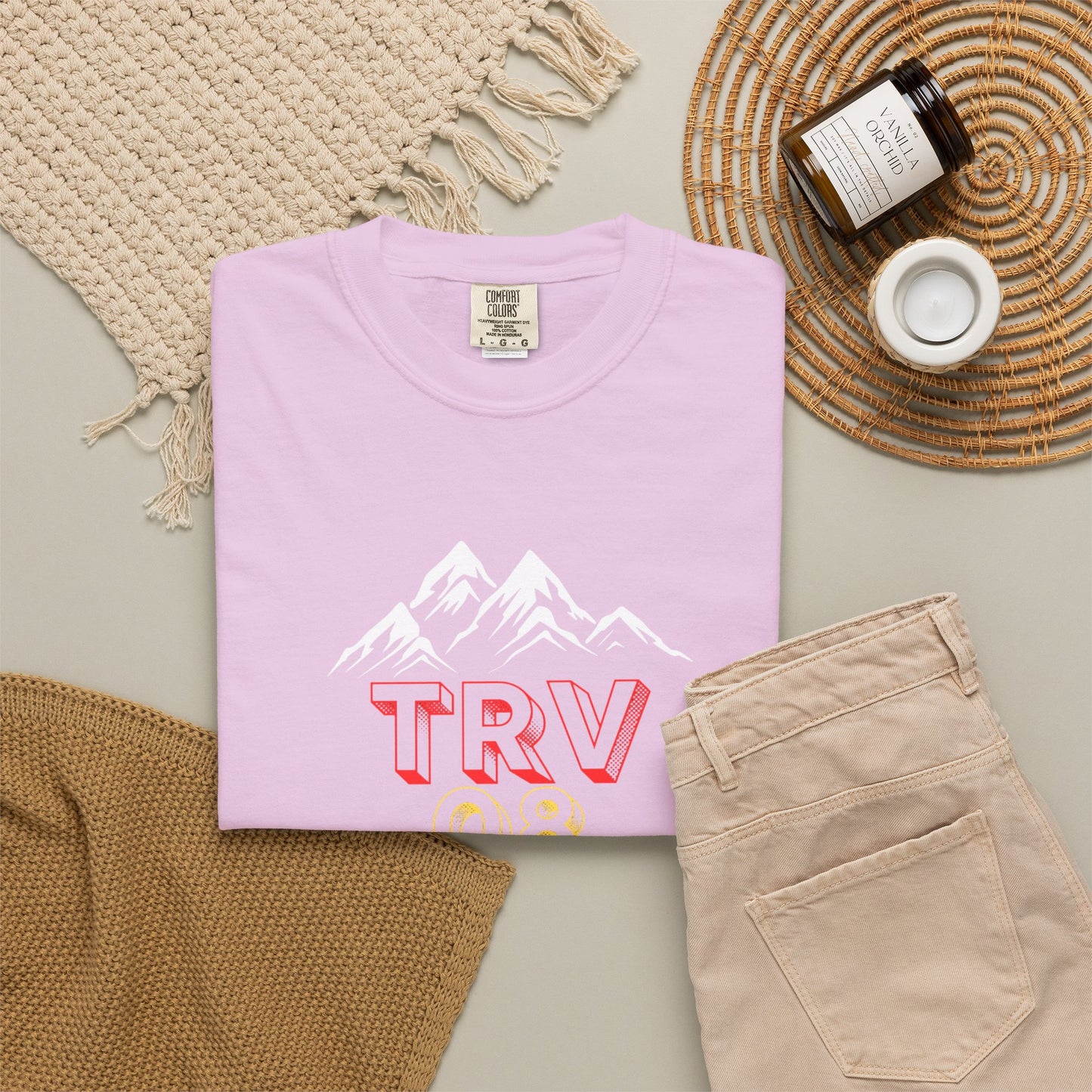 TRV08 Logo Tee | Unisex Garment-Dyed T-Shirt