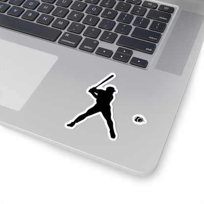 Baseball Player Kiss-Cut Stickers | Fun Sports Decals for Fans | Perfect for Laptops, Water Bottles, Gift Ideas, Room Decor