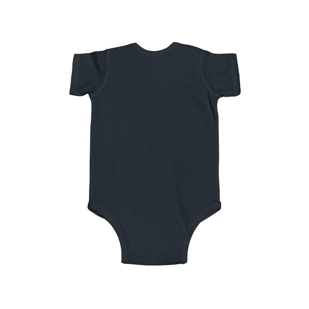 Unisex infant bodysuit by Printify featuring a cute heart gesture print, perfect for special occasions and baby photos.